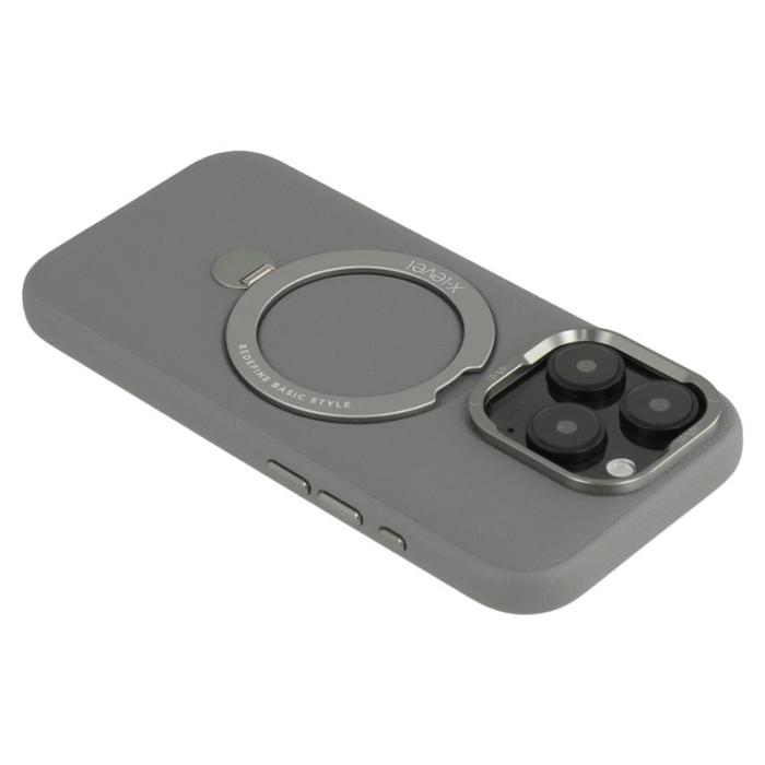 X-Level - X-LEVEL iPhone 16 Pro Skal Magnetisk Kickstand Grå