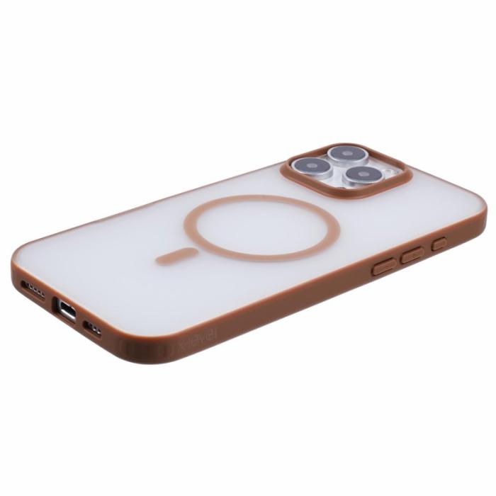 X-Level - X-LEVEL iPhone 16 Pro Skal Magnetiskt Matt Titan Guld