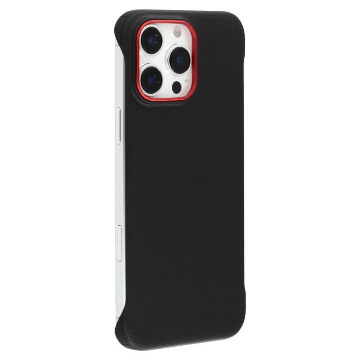 X-Level - X-LEVEL iPhone 16 Pro Skal Magnetiskt PC + Metall Baksida - Svart