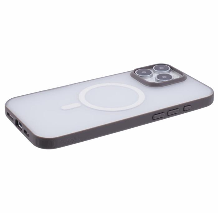 X-Level - X-LEVEL iPhone 16 Pro Skal Magnetiskt PC+TPU Matt Grå