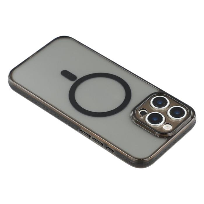 X-Level - X-LEVEL iPhone 16 Pro Skal Magnetiskt Transparent Svart