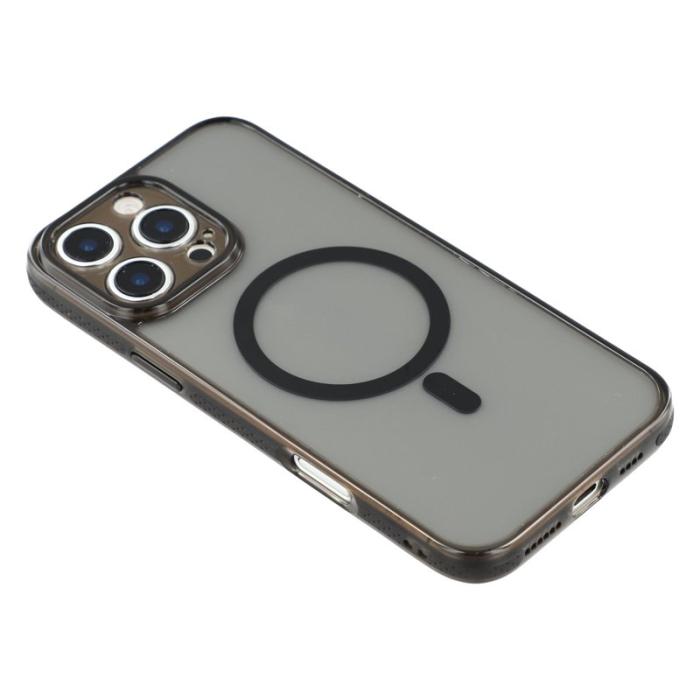 X-Level - X-LEVEL iPhone 16 Pro Skal Magnetiskt Transparent Svart