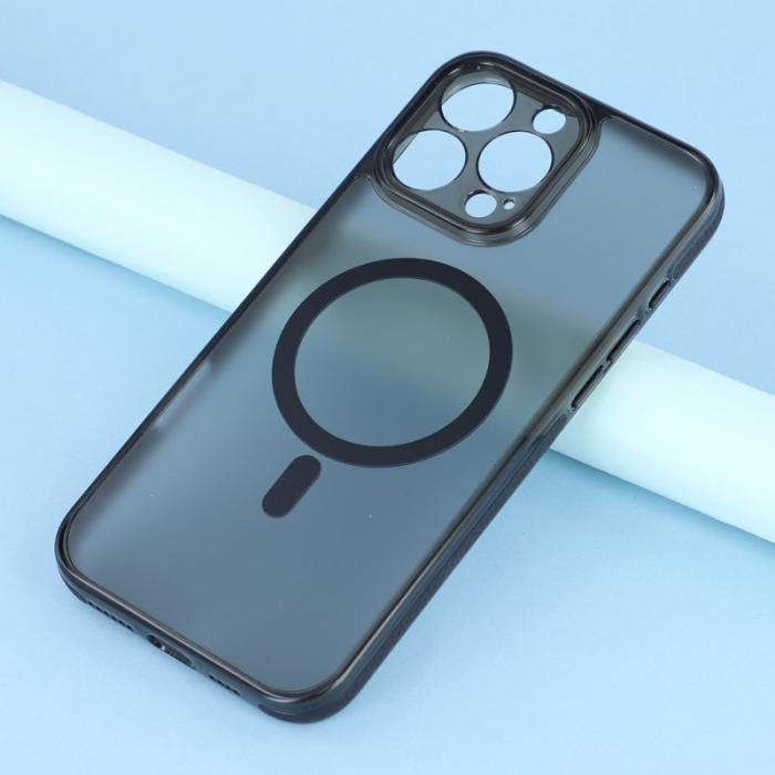 X-Level - X-LEVEL iPhone 16 Pro Skal Magnetiskt Transparent Svart