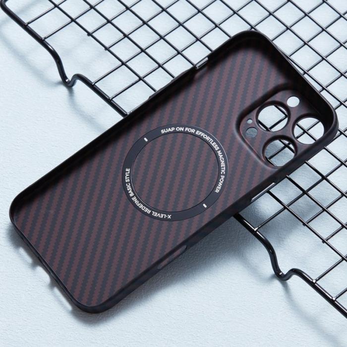 X-Level - X-LEVEL iPhone 16 Pro Skal Magnetiskt Ultra-Tunt Röd