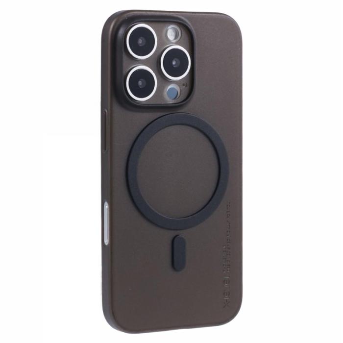 X-Level - X-LEVEL iPhone 16 Pro Skal MagSafe 0.18mm Ultra Tunn Transparent Svart