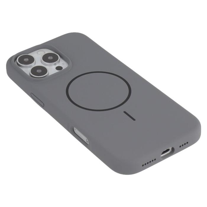 X-Level - X-LEVEL iPhone 16 Pro Skal MagSafe Flytande Silikon Svart