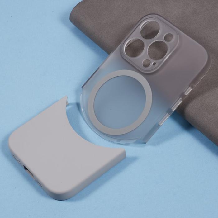 X-Level - X-LEVEL iPhone 16 Pro Skal MagSafe Matt Anti-Drop Grå