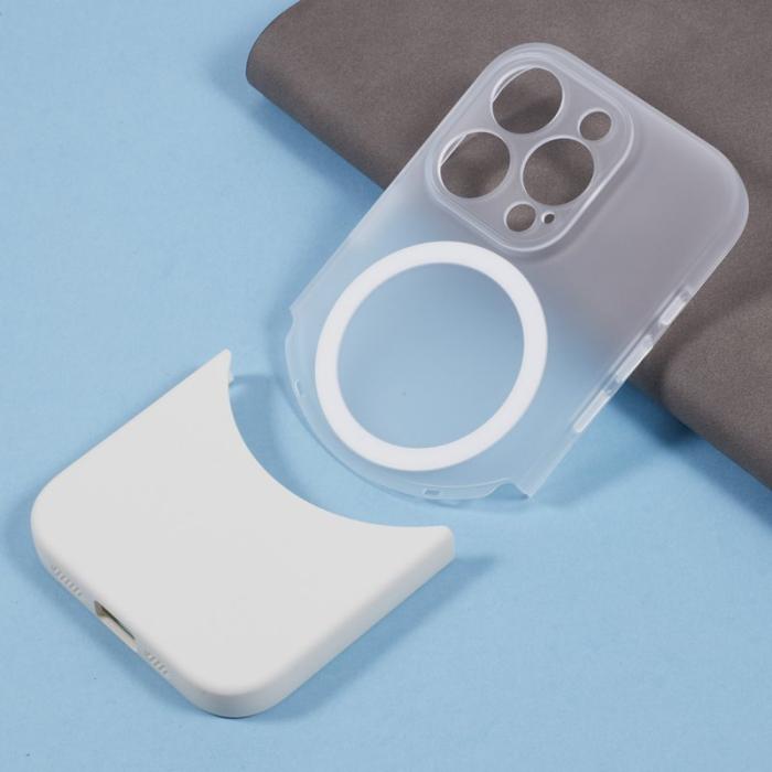 X-Level - X-LEVEL iPhone 16 Pro Skal MagSafe Matt Anti-Drop Vit