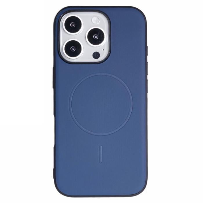 X-Level - X-LEVEL iPhone 16 Pro Skal MagSafe PC TPU PU Fodral Blå