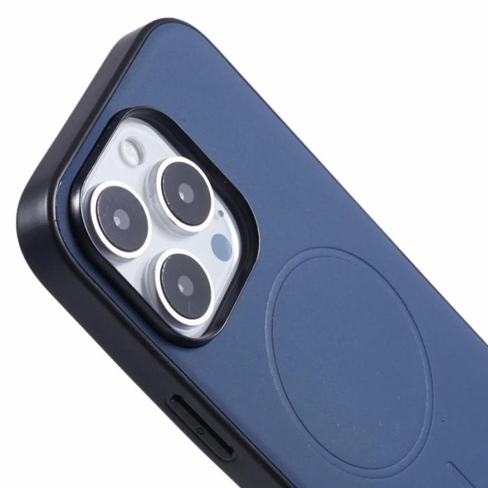 X-Level - X-LEVEL iPhone 16 Pro Skal MagSafe PC TPU PU Fodral Blå