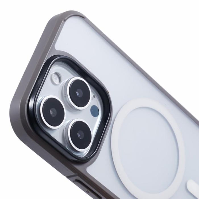 X-Level - X-LEVEL iPhone 16 Pro Skal MagSafe PC+TPU Matt Grå