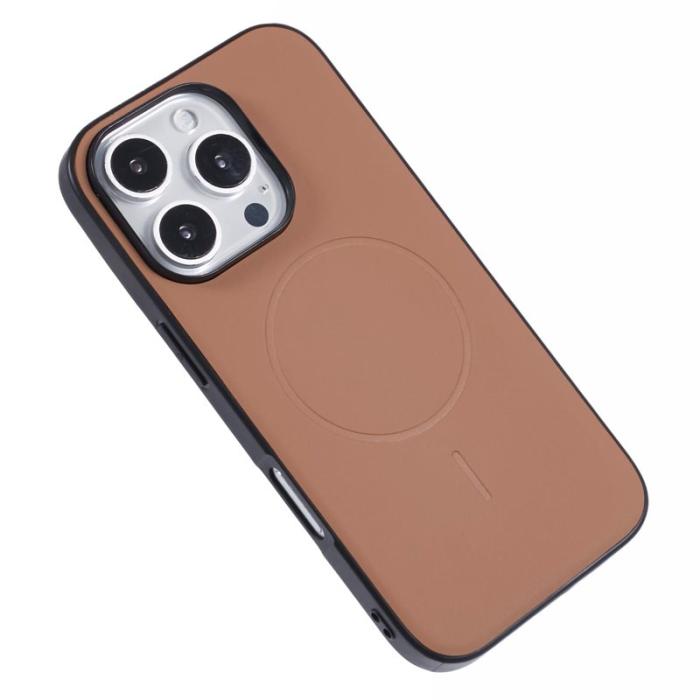 X-Level - X-LEVEL iPhone 16 Pro Skal MagSafe PC+TPU+PU Desert Gold
