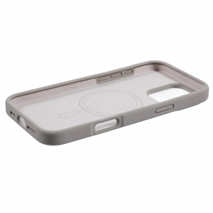 X-Level - X-LEVEL iPhone 16 Pro Skal MagSafe Rotbart Ställ Flytande Silikon Grå