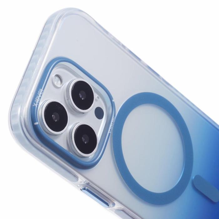 X-Level - X-LEVEL iPhone 16 Pro Skal MagSafe TPU Gradient Blå