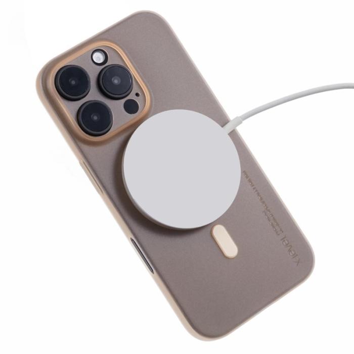 X-Level - X-LEVEL iPhone 16 Pro Skal MagSafe Ultra Tunn 0.18mm Desert Gold
