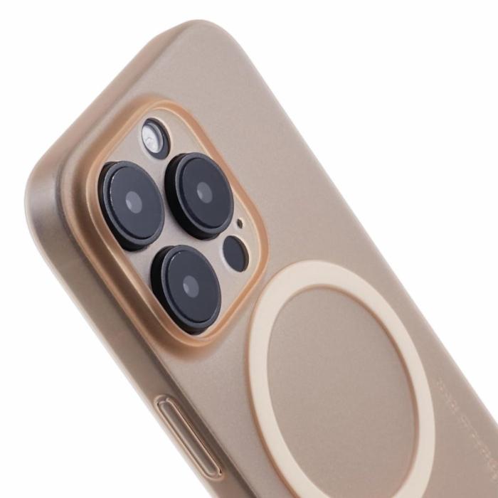 X-Level - X-LEVEL iPhone 16 Pro Skal MagSafe Ultra Tunn 0.18mm Desert Gold