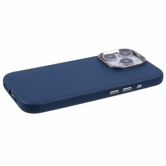 X-Level - X-LEVEL iPhone 16 Pro Skal PU Läder + PC Fodral Blå