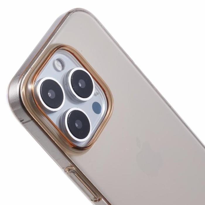 X-Level - X-LEVEL iPhone 16 Pro Skal Ultra Slim Hård PC Klar - Titan Guld