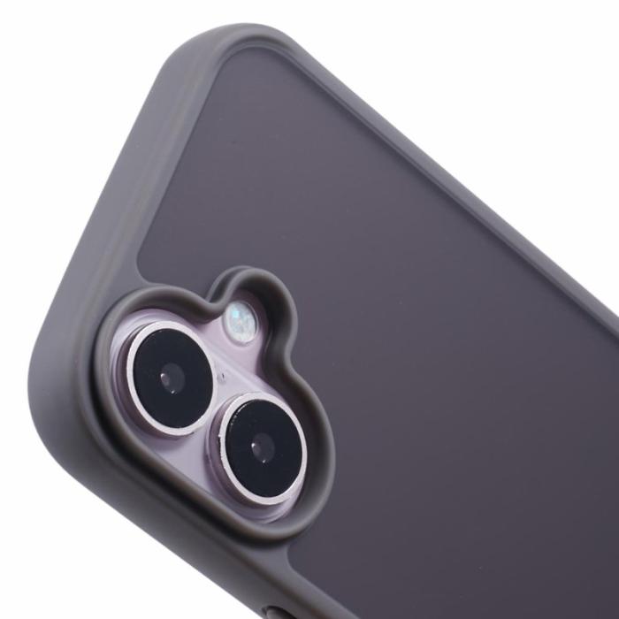 X-Level - X-LEVEL iPhone 16 Skal Akryl TPU Gummiskydd - Grå