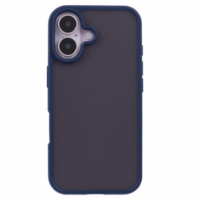 X-Level - X-LEVEL iPhone 16 Skal Akryl TPU Skyddande Fodral Mörkblå