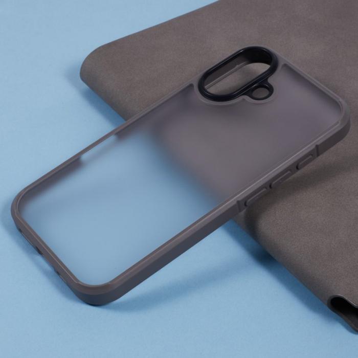 X-Level - X-LEVEL iPhone 16 Skal Anti-Scratch PC+TPU Matt Grå