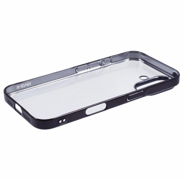 X-Level - X-LEVEL iPhone 16 Skal Hård PC Transparent Stöttålig Svart
