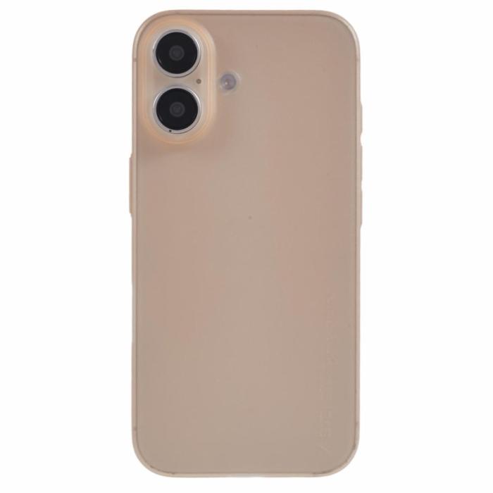 X-Level - X-LEVEL iPhone 16 Skal Hård PP Matt 0.18mm Ultra-Tunn - Desert Gold