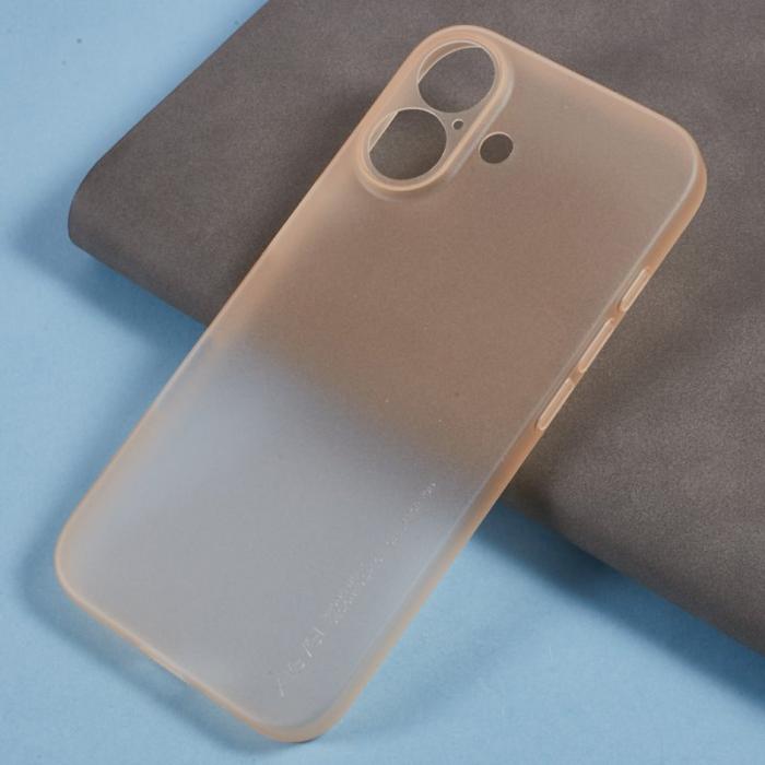 X-Level - X-LEVEL iPhone 16 Skal Hård PP Matt 0.18mm Ultra-Tunn - Desert Gold