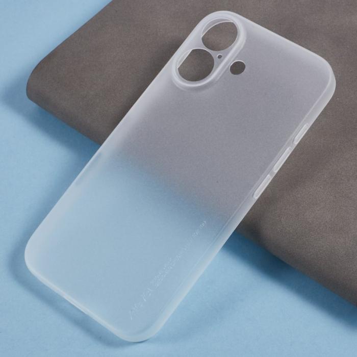 X-Level - X-LEVEL iPhone 16 Skal Hård PP Matt 0.18mm Ultra-Tunn Transparent