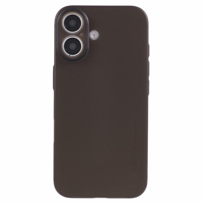 X-Level - X-LEVEL iPhone 16 Skal Hård PP Matt 0.18mm Ultra-Tunn Transparent Svart