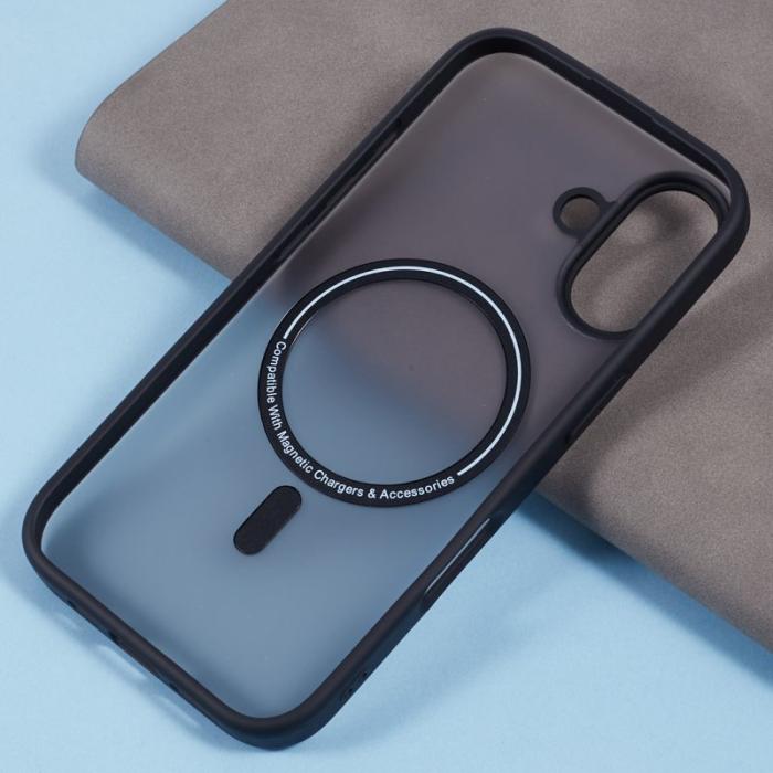 X-Level - X-LEVEL iPhone 16 Skal Magnetiskt PC+TPU Matt Svart