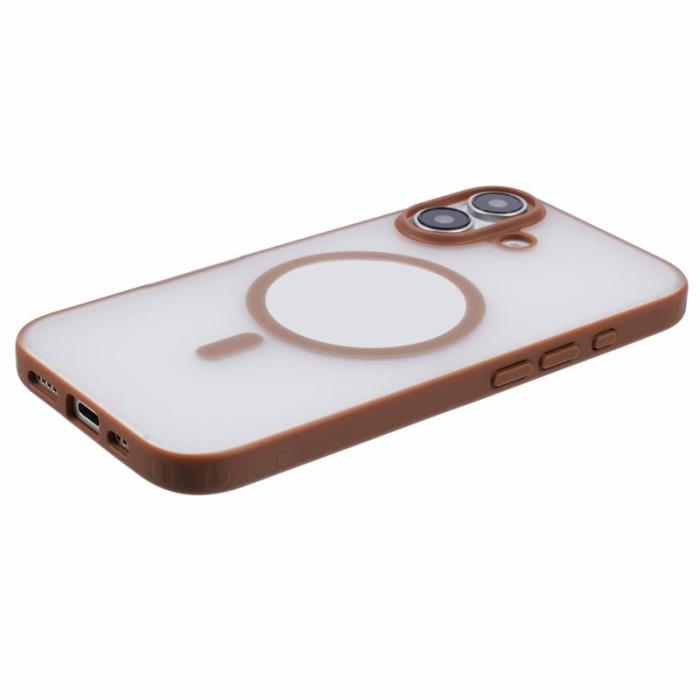 X-Level - X-LEVEL iPhone 16 Skal Magnetiskt PC+TPU Matt Titanium Gold