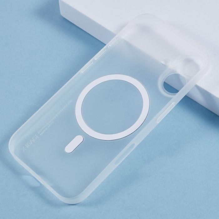 X-Level - X-LEVEL iPhone 16 Skal MagSafe Hård PP Matt Transparent 0.18mm