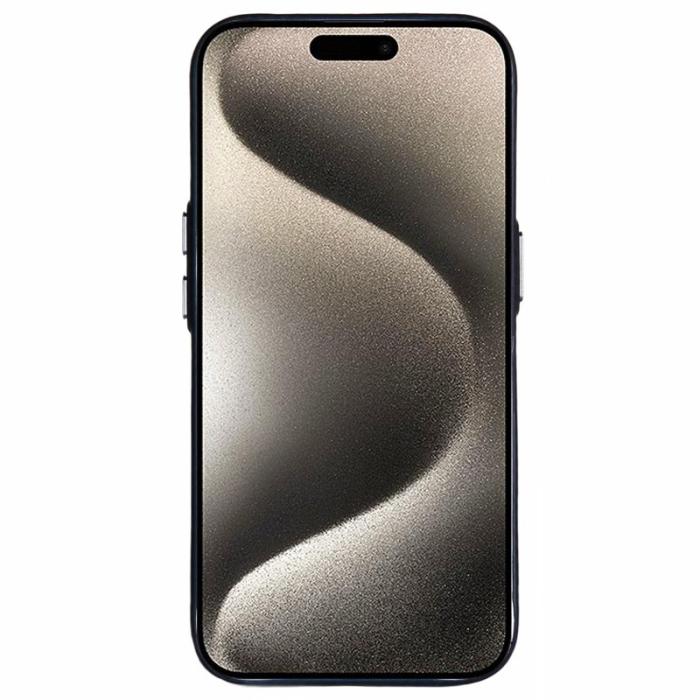 X-Level - X-LEVEL iPhone 16 Skal MagSafe Kolfiber + Metallram Svart