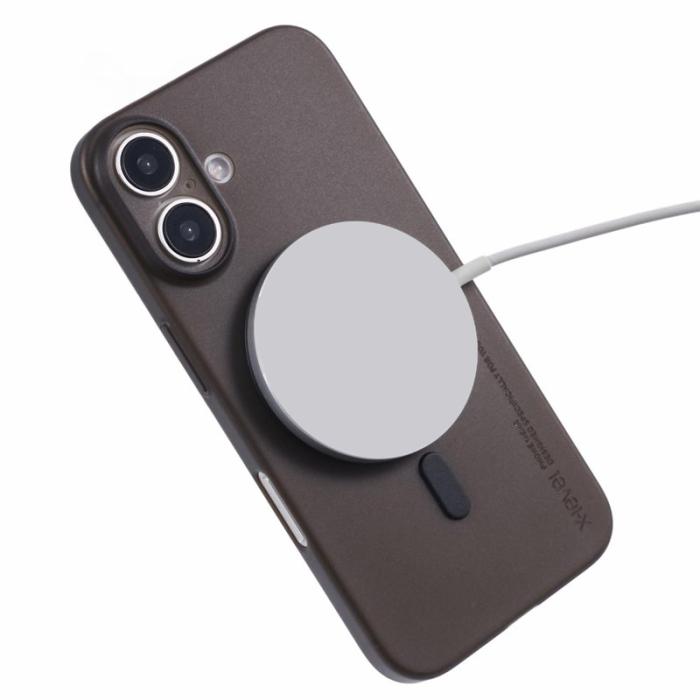 X-Level - X-LEVEL iPhone 16 Skal MagSafe Kompatibel 0.18mm Transparent Svart