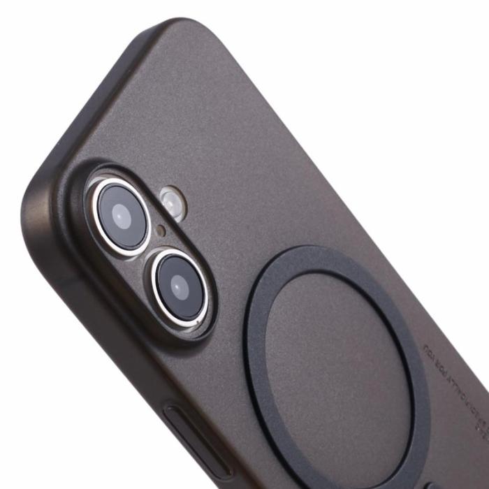 X-Level - X-LEVEL iPhone 16 Skal MagSafe Kompatibel 0.18mm Transparent Svart