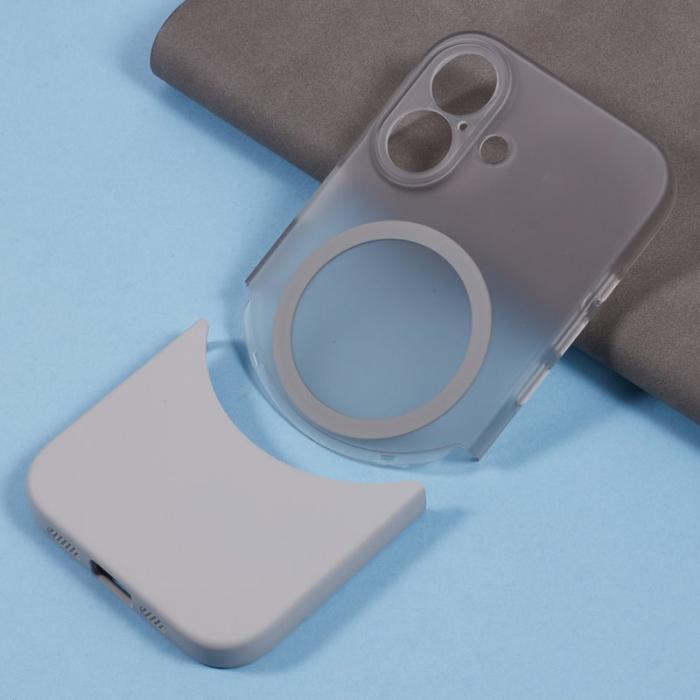 X-Level - X-LEVEL iPhone 16 Skal MagSafe Kompatibel Matt Grå