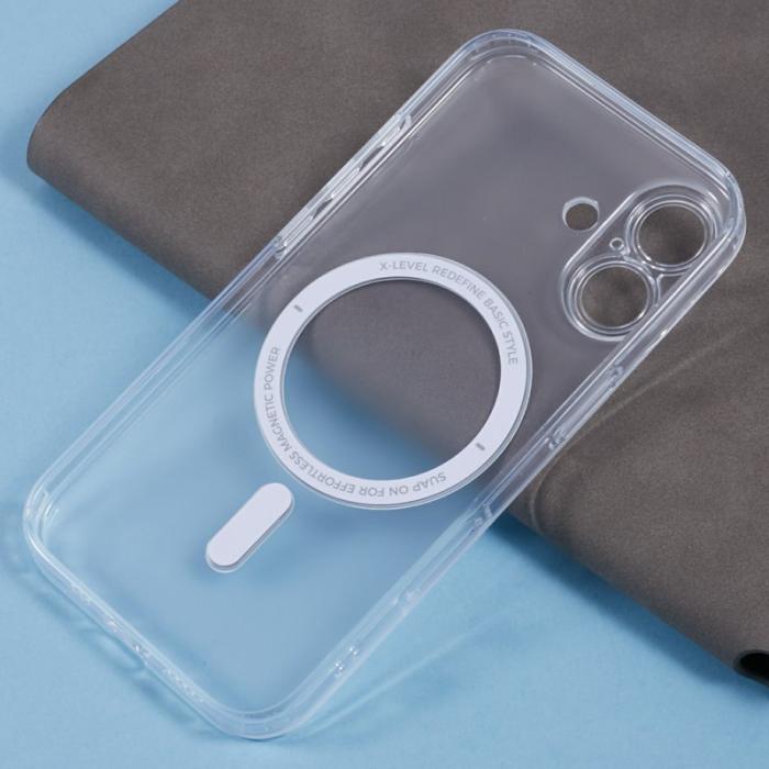 X-Level - X-LEVEL iPhone 16 Skal MagSafe Kompatibel Transparent