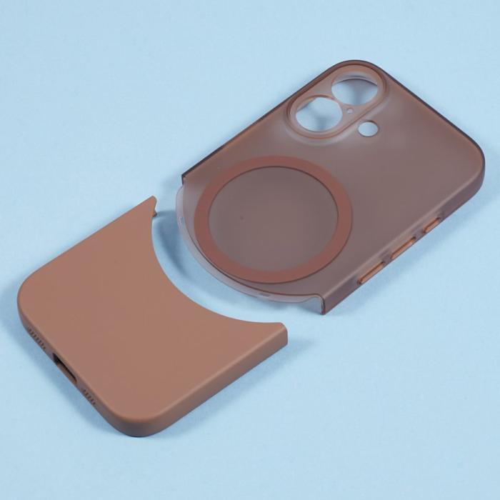 X-Level - X-LEVEL iPhone 16 Skal MagSafe Matt Anti-Drop Titanium Gold