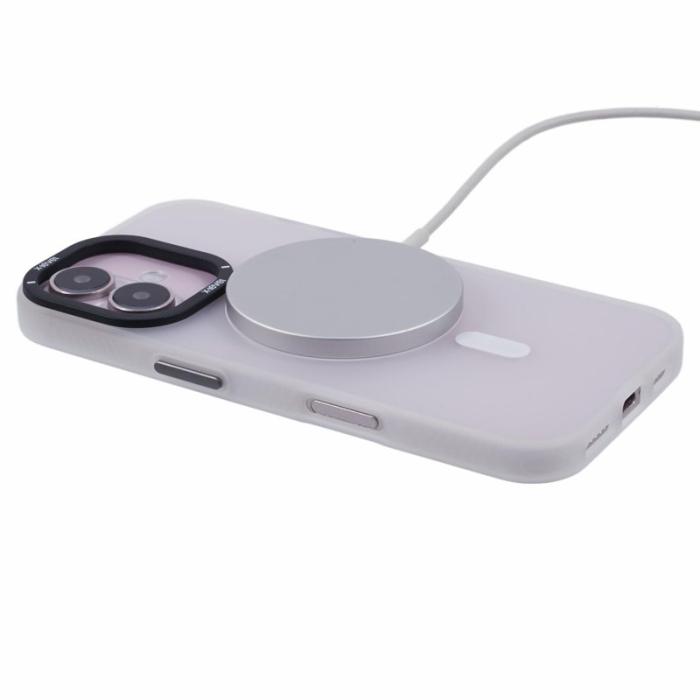 X-Level - X-LEVEL iPhone 16 Skal MagSafe PC + TPU Anti-Fingerprints Vit