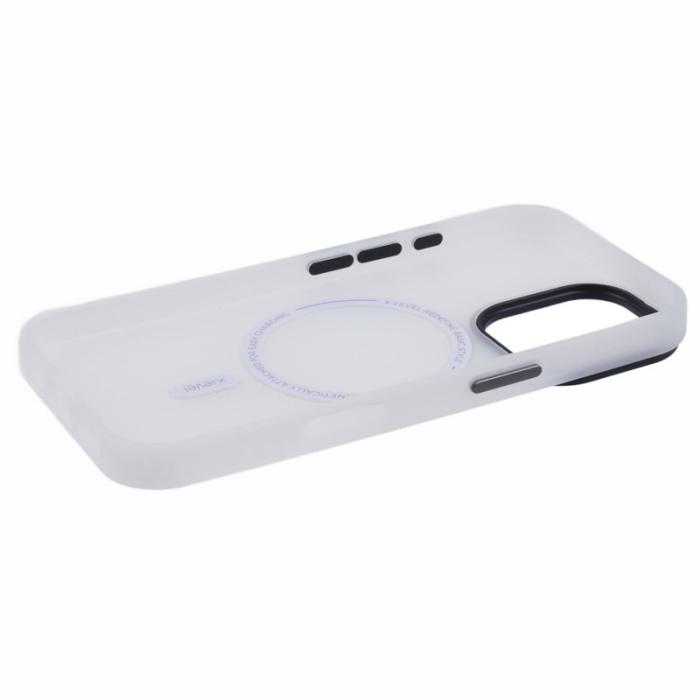 X-Level - X-LEVEL iPhone 16 Skal MagSafe PC + TPU Anti-Fingerprints Vit