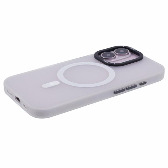 X-Level - X-LEVEL iPhone 16 Skal MagSafe PC + TPU Anti-Fingerprints Vit