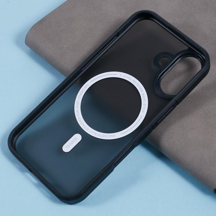X-Level - X-LEVEL iPhone 16 Skal MagSafe PC+TPU Matt Svart