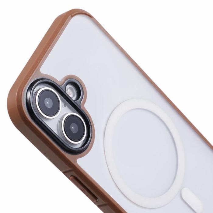 X-Level - X-LEVEL iPhone 16 Skal MagSafe PC+TPU Matt - Titanium Gold