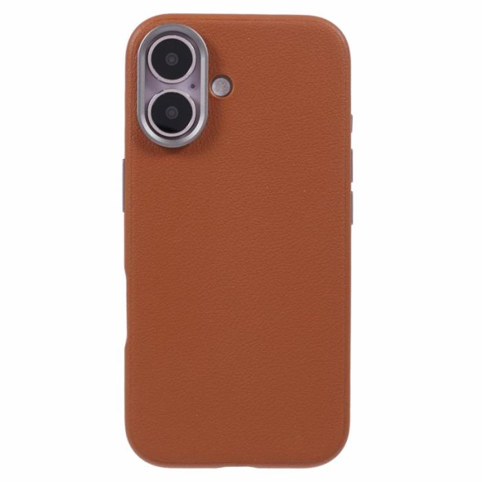 X-Level - X-LEVEL iPhone 16 Skal MagSafe PU Läder Hård PC - Brun