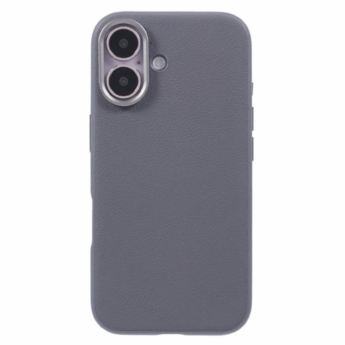 X-Level - X-LEVEL iPhone 16 Skal MagSafe PU Läder Hård PC - Grå