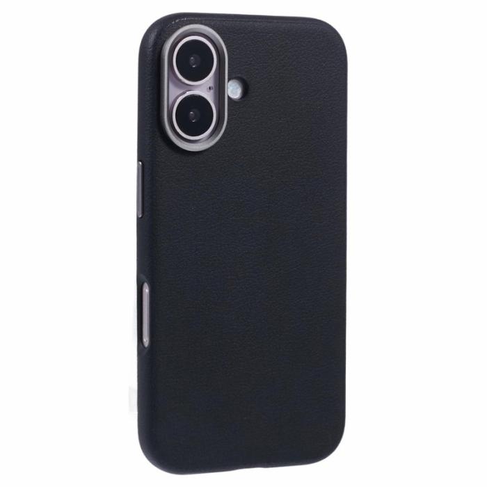 X-Level - X-LEVEL iPhone 16 Skal MagSafe PU Läder Hård PC Svart