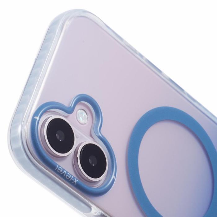 X-Level - X-LEVEL iPhone 16 Skal MagSafe TPU Gradient Blå