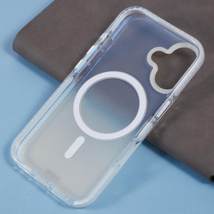 X-Level - X-LEVEL iPhone 16 Skal MagSafe TPU Gradient - Vit