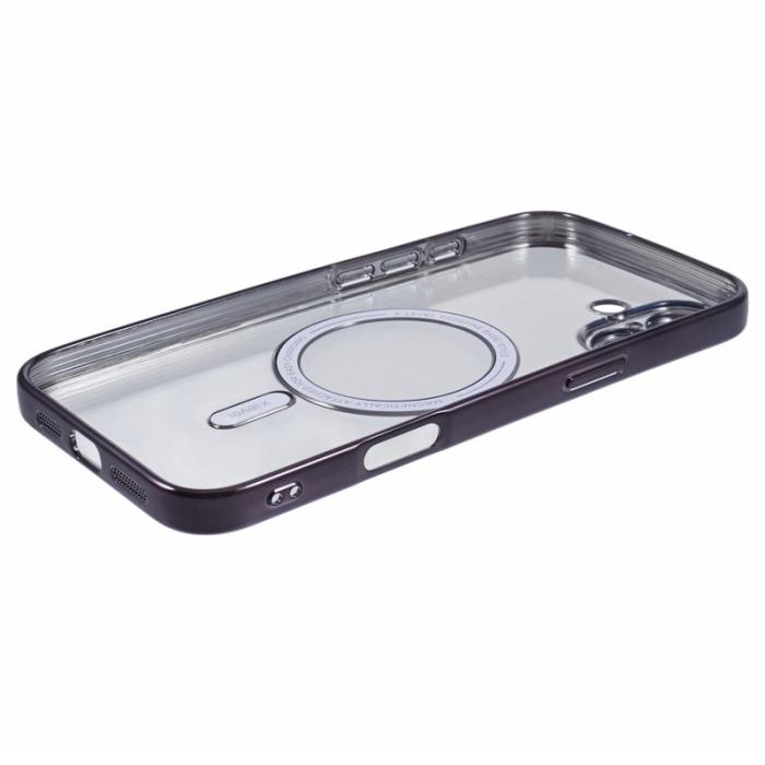 X-Level - X-LEVEL iPhone 16 Skal MagSafe TPU Klar med Linsskydd - Svart